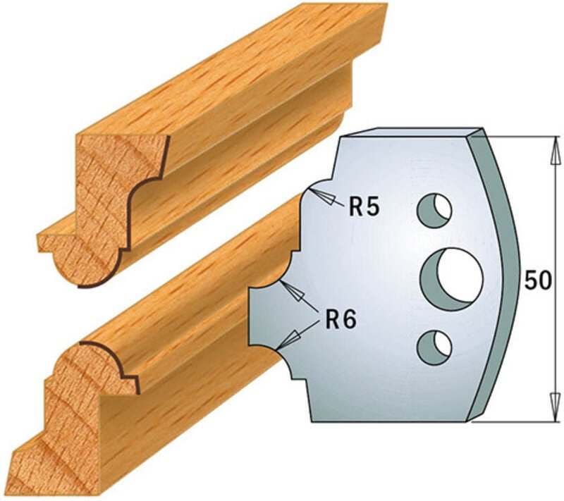690.542 MESSERPAAR SP 50x4mm R5+R6