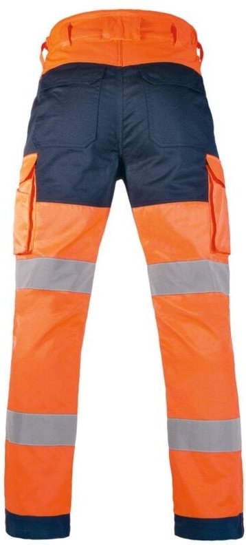KAPRIOL Warnschutz-Arbeitshose, fluoreszierendes Orange, Größe M KAPRIOL