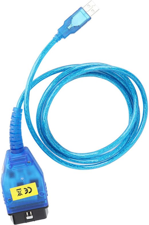 EBTOOLS Ersatz-Diagnosekabel, OBD-USB-Schnittstellen-Diagnosekabel-Testleitung für K+Can mit Schalter.