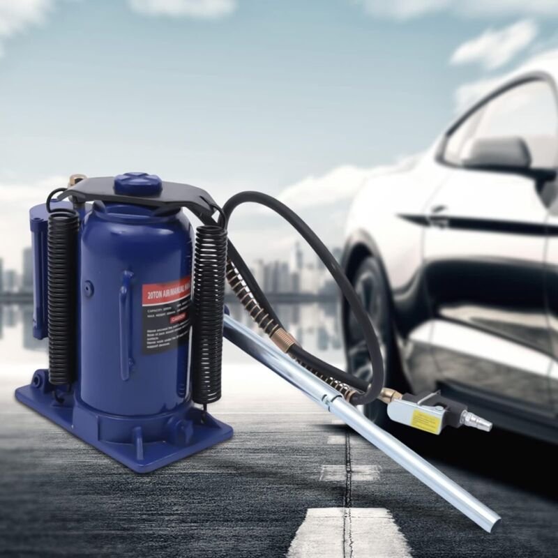 20 Tonnen pneumatische Hydraulikjack, Auto, SUV kompakte pneumatische Hydraulikjack, Hebehöhe 260-510mm Zylinderdichtung...