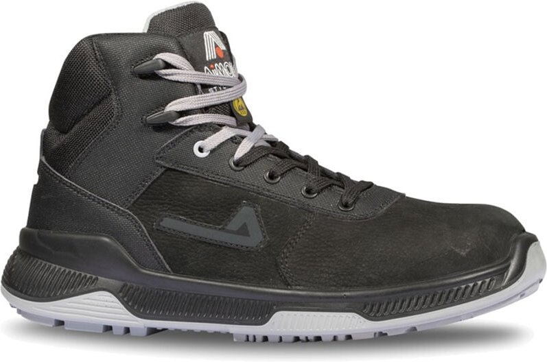 Aimont Crush S3 ESD CI HI SRC Sicherheitschochschuhe - 45 EU - Schwarze