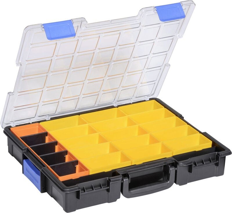 Allit EuroPlus Pro K44/21 Sortimentskoffer (B x H x T) 440 x 76 x 355 mm Anzahl Fächer: 21 Inhalt