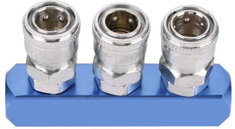 BEBUSINGOTO 12 mm gerader Anschluss für pneumatische Schlauchverschraubungen, Pt1/4 Zoll Schnellluftschlauchanschluss (3...