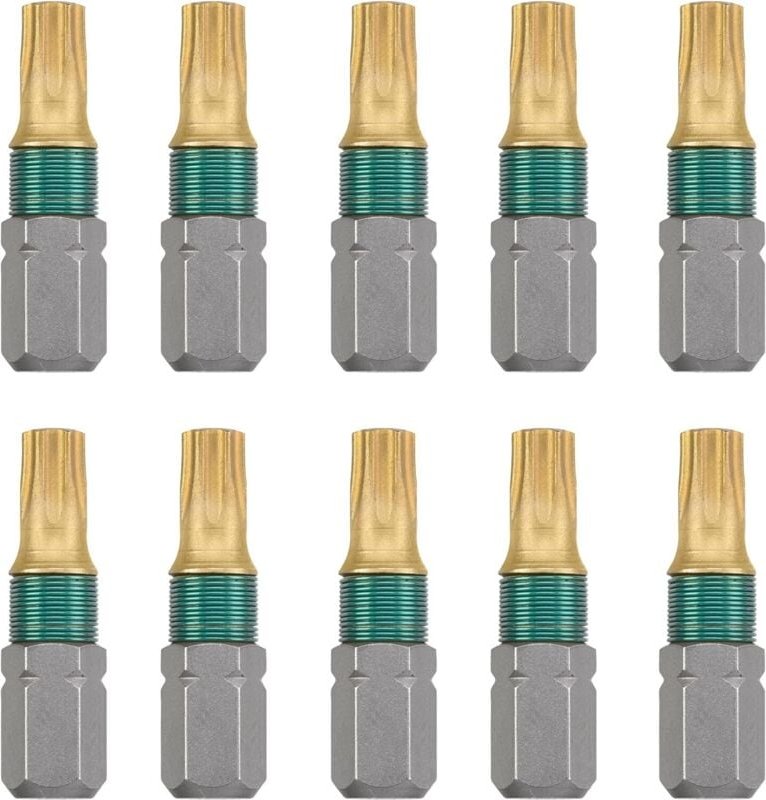 KWB - Titan Bits '10er Torx t 20 Bit-Set 25 mm, Schraubendreher Bits (magnetisch, universell)