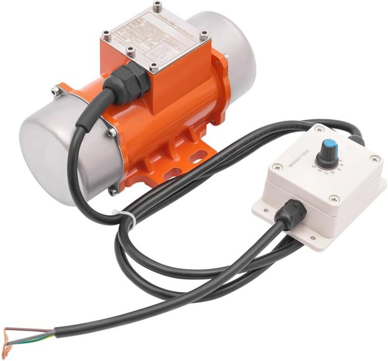 Kleiner bürstenloser Betonrüttlermotor, geräuscharmer Vibrationsmotor, einstellbarer Exzenterwinkel, 220 V, max. 3000 U/...