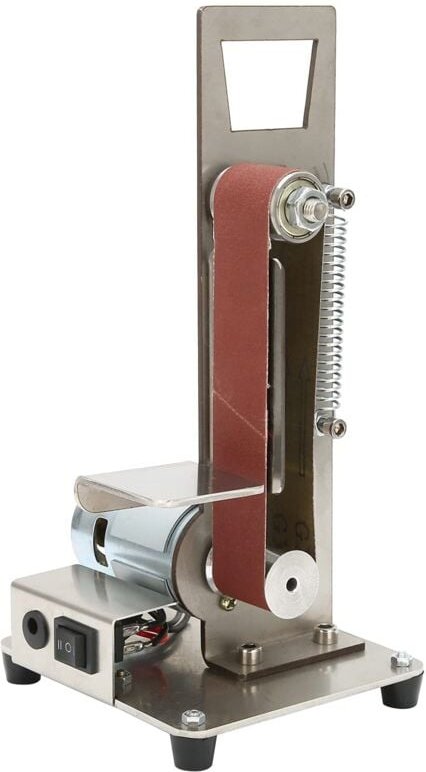 Elektrischer Bandschleifer, tragbarer Polierschleifer für Aluminiumlegierungen, Wechselstrom 110-240 V, mit Sechskantsch...