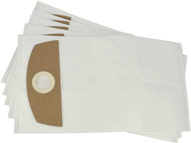 vhbw 5x Staubbeutel Ersatz für Flex 487.287 für Staubsauger - Mikrovlies, 36cm x 20cm Weiß