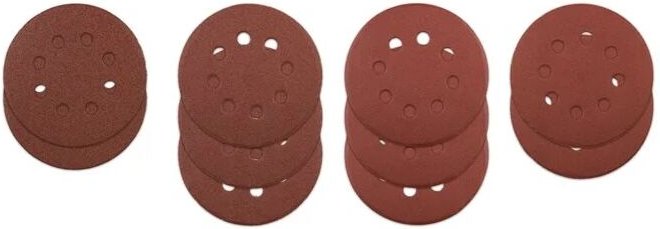 RO125A10 10 Universal-Schleifpapiere ø 125 mm Exzenterschleifer - Ryobi