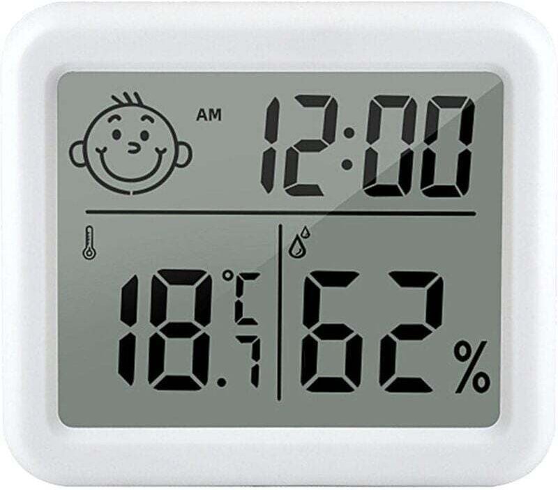 Digitales Thermometer-Hygrometer für den Innenbereich mit LCD-Bildschirm und Speicherfunktion