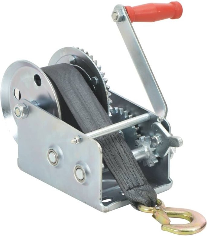 Handwinde mit Gurt 1130 kg Vidaxl