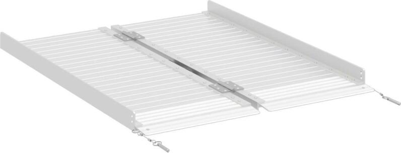 Rampe für Rollstühle 270 kg Silber 92 x 73 x 5 cm Aluminium vidaXL