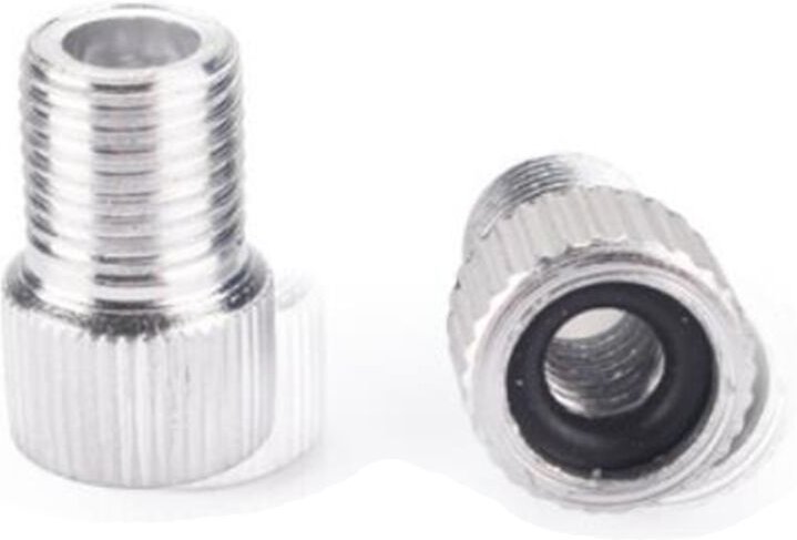 50 StüCke Konverter Renn Rad Fahrrad ZubehöR Fahrrad Pumpe Rohr Schalter Mund Fahrrad Ventil Adapter Silber