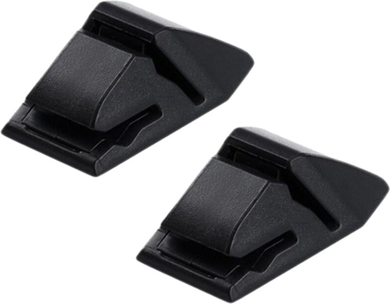 2X Multifunktionaler Kartenhalter Auto Auto ID IC Clip Schwarz Armaturenbrett Tür Klebeclips Auto Styling Autoorganisati...