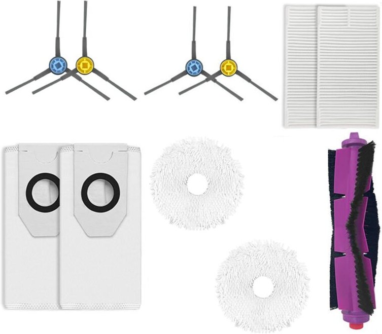 Für V12 V10 W11 Wichtigsten Seite Pinsel Hepa-Filter Mopp Lappen Staub tasche