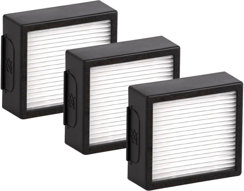 (3 Stück) Combo J7+ Ersatz-HEPA-Filter, kompatibel mit HEPA-Filterzubehör für iRobot Roomba Combo J7+/Combo J9+ Saugrobo...