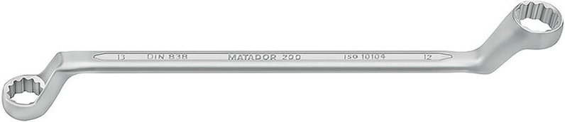 Doppelringschlüssel, DIN 838, 21x23 m