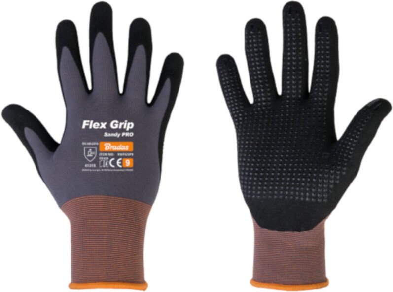 Arbeitshandschuhe mit Nitrilbeschichtung und Noppen 9