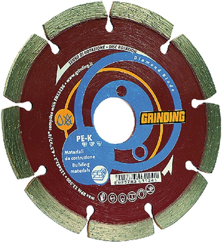 Grinding - Diamantscheibe mit Sektoren ø 115 x 2,2 Schleifen