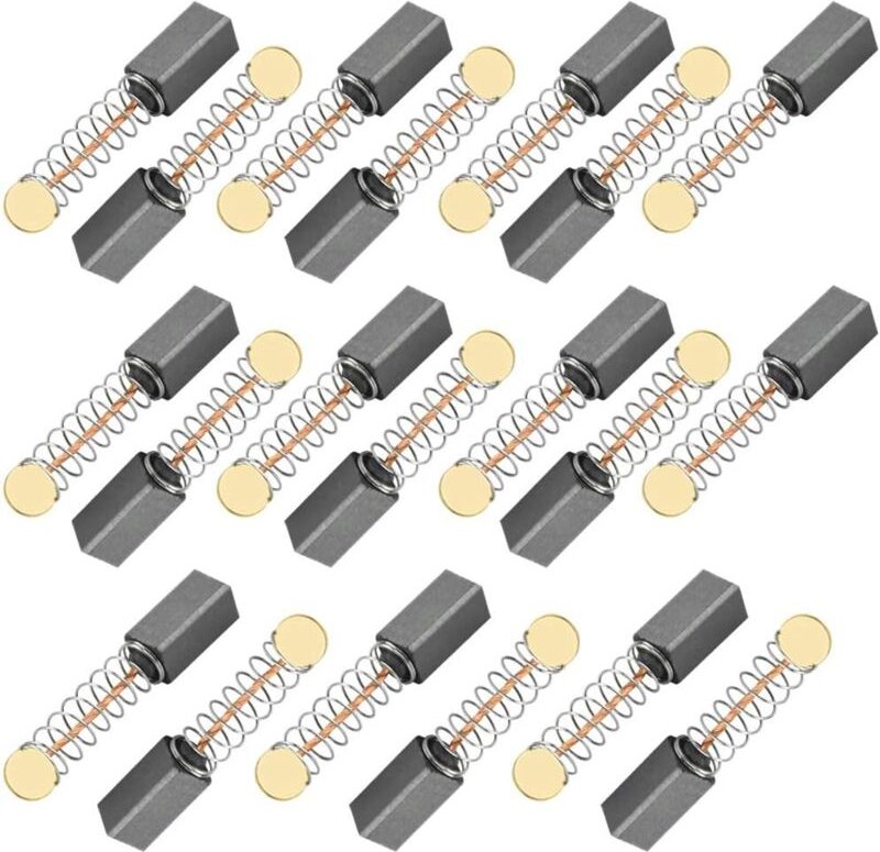 20 Stück Motorkohlebürste Universal-Kohlebürste Bohrkohlebürste 5510 mm Motorkohlebürste Sander, Kreissäge Kohlebürste