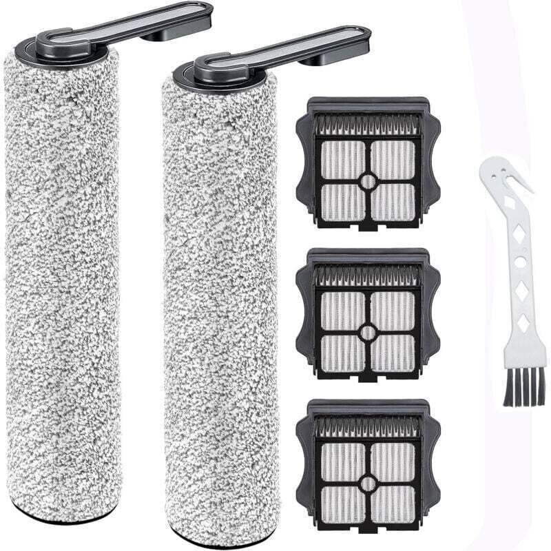Ersatzbürstenrollen und HEPA-Filter für Nass- und Trockensauger Tineco Floor One S5 / S5 Pro, einfach zu wechseln und zu...
