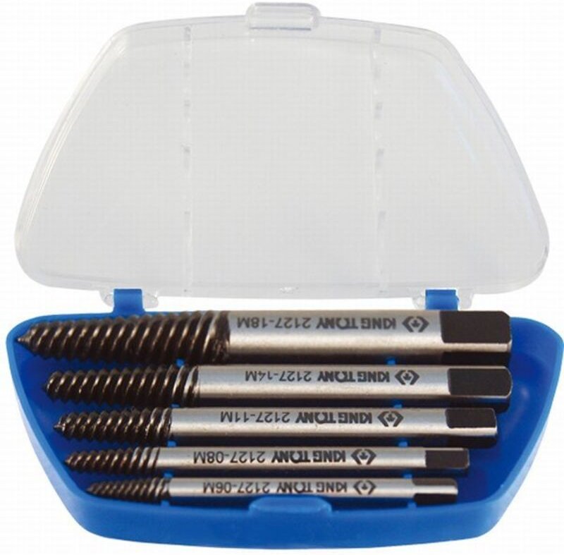 KING TONY BOLT EXTRAKTOREN 5 Stück.