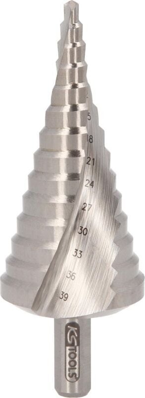 Ks Tools hss Co 5 Stufenbohrer,Ø 4-39 mm, 13 Stufen