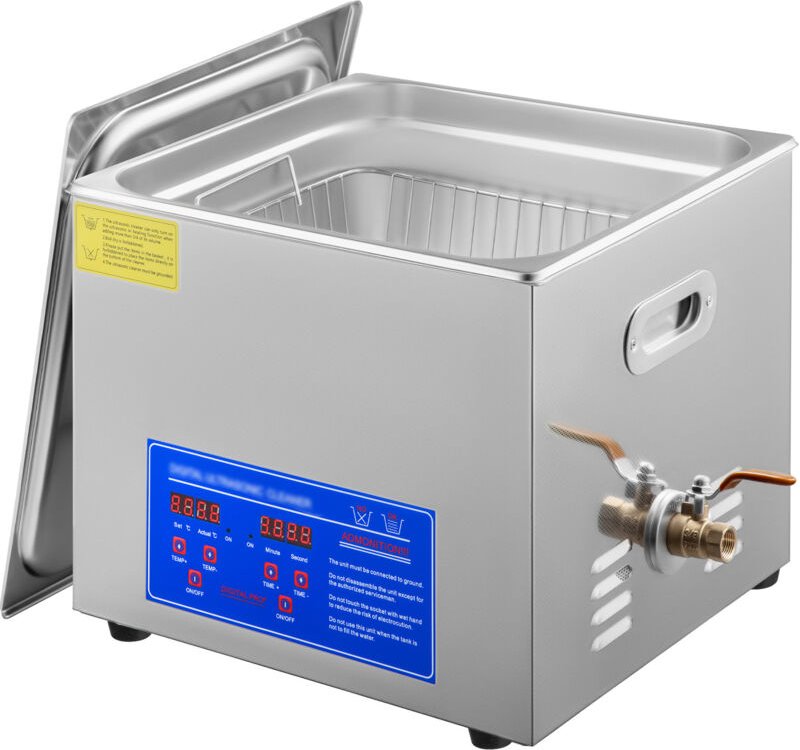 15L Ultraschallreinigungsgerät mit Heizung 360W Ultraschallreiniger aus Edelstahl Ultraschallbad Ultraschall Reinigungsg...