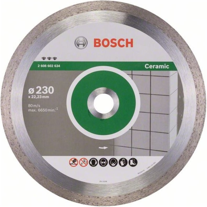 Pro Ceramic Diamanttrennscheibe, 230 x 22,23 mm - Bosch
