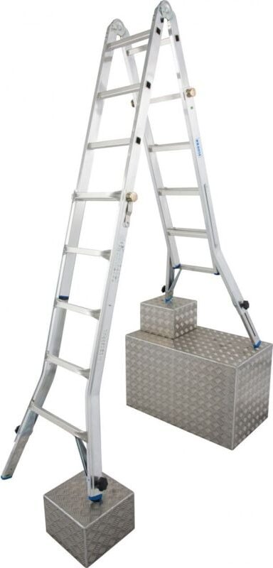 Aluminium-Teleskopleiter stabilo 6,05 m Teleskopleiter - Krause