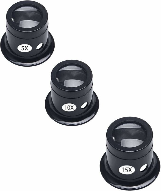 Lupe für Uhrenreparatur, Juwelierlupe, Lupe für Uhrenreparatur, Lupe für Uhrmacher, Uhrmacherauge, Okular, präzise mecha...