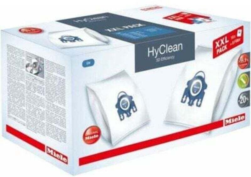 16-teiliges Staubsaugerbeutel-Set für Miele GN Airclean 3D, energiesparende austauschbare Staubbeutel, kompatibel mit St...