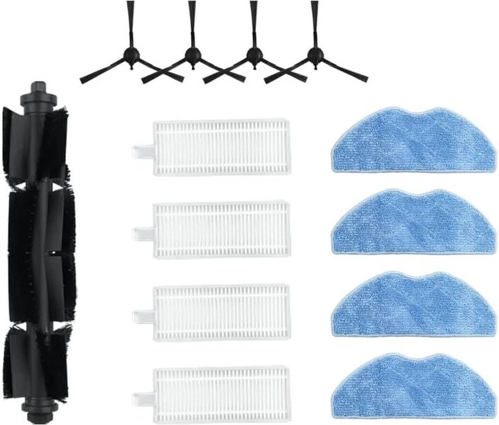 Für Choice Roboterstaubsauger Hauptseitenbürste HEPA-Filter Mopp-Pad