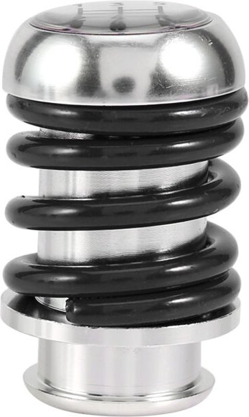 EBTOOLS Universal Aluminium Schalthebel für manuelle Pkw-Schalthebel Aluminiumfeder 5 (Schwarz).