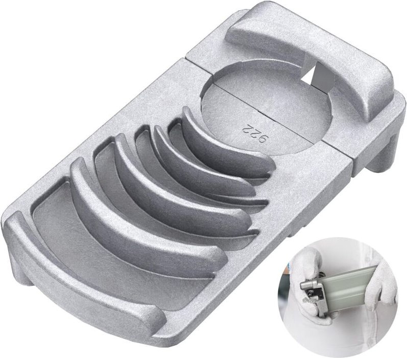 Rohrreinigungswerkzeug für Kunststoffrohre, professionelles Rohrreinigungswerkzeug für PVC-Rohre. Sechs Rohrgrößen, 1 1/...