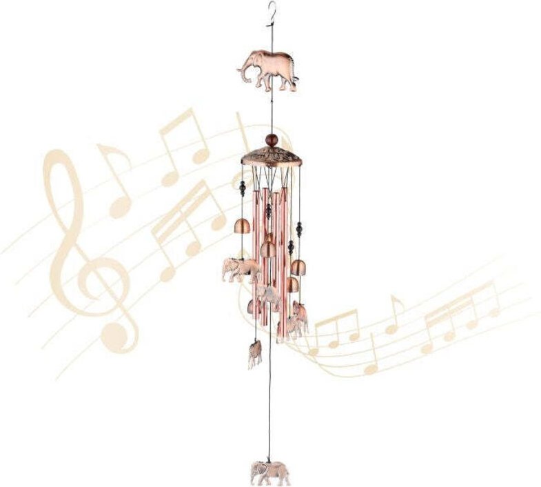Windspiele mit glocken amp elefanten
