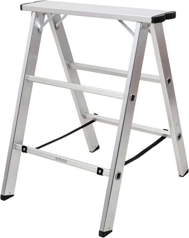 Thumbnail - Aluminiumbock, mit einer Tragfähigkeit von 150kg, 75 cm breit, 80 cm hoch, Arbeitsbock, Unterstellbock, Montagebock, Kla...