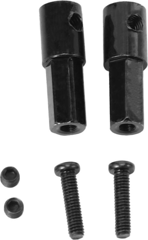 Tlily - 2 StüCke Adapter ZubehöR für Achs Wellen Aus Metall D12 C14 C24 C34 B24 B36 mn D90 D91 MN99S rc Auto Teile
