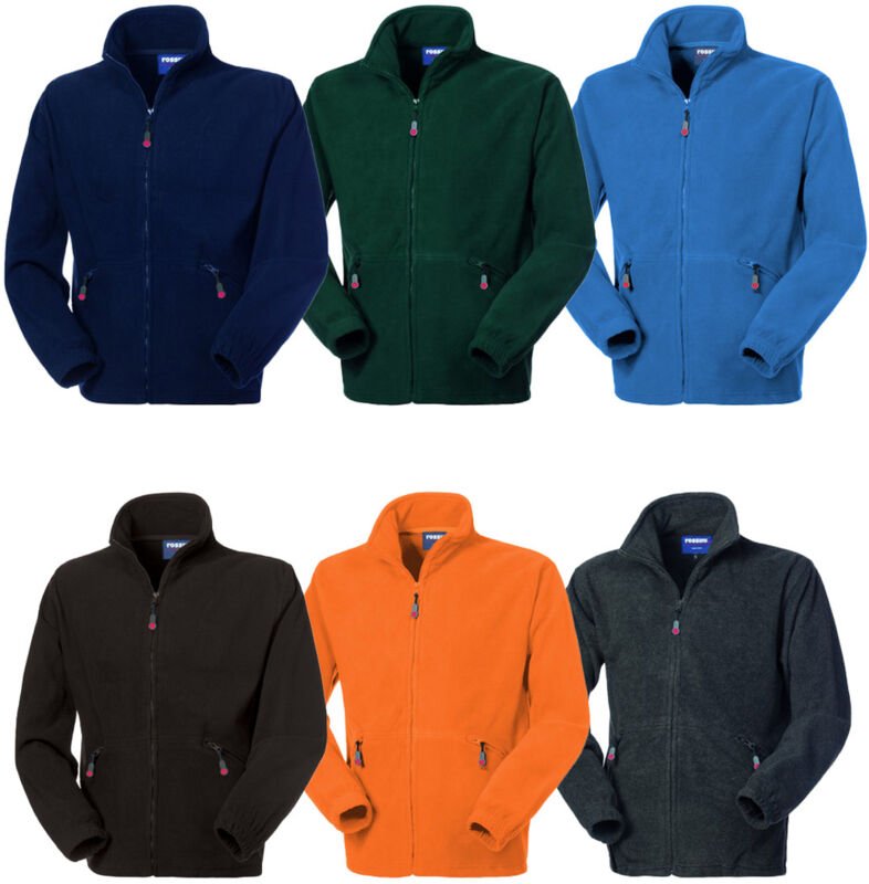 Rossini Lima Arbeits-Sweatshirt aus Fleece mit langem Reißverschluss - XXXL - Schwarze