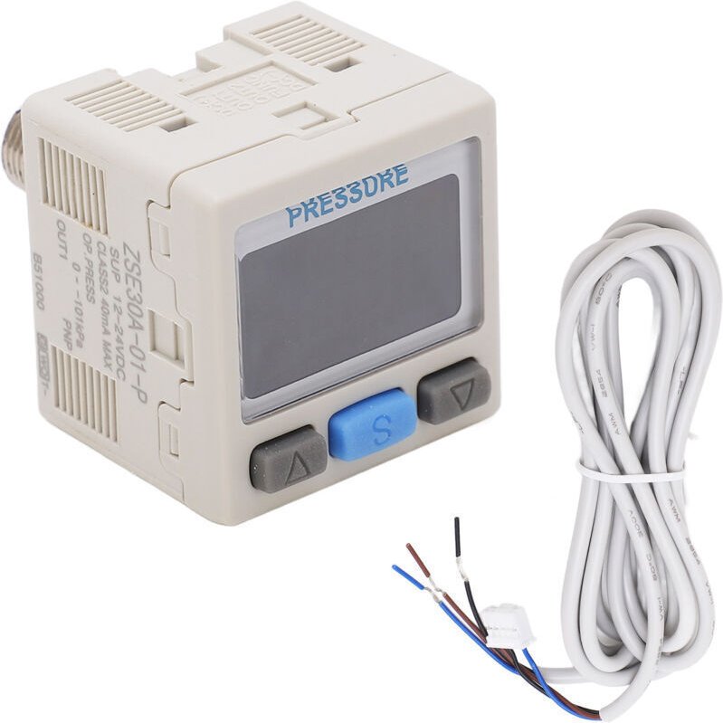 Luftdruckregelventil, digitaler pneumatischer Vakuumregler, Schalter 0 bis -101 kPa, 12-24 V DC,