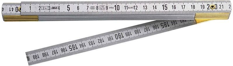 Facom DELA.626.00 Dural-Gliedermaßstab Klasse III 2 m