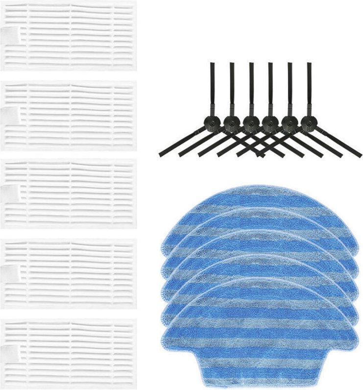 Ersatz-Wischmopp-Hepa-Filter-Seitenbürste für Xiaomi Roborock S7 / T7s Plus Staubsauger