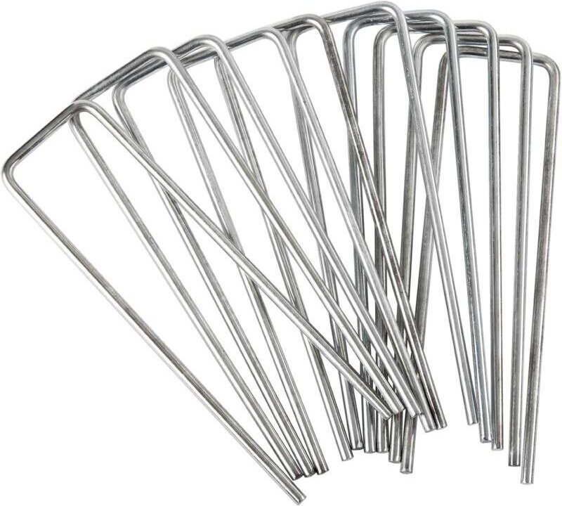 Packung mit 40 WERKA PRO verzinkten Metallklammern 15x4cm