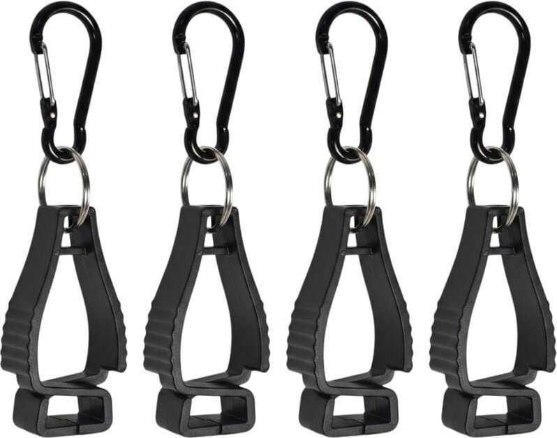 Stück Handschuhclips für Arbeitshandschuhe, Planenclip mit Karabinerhaken, multifunktionaler Handschuhhalter gegen Verlu...