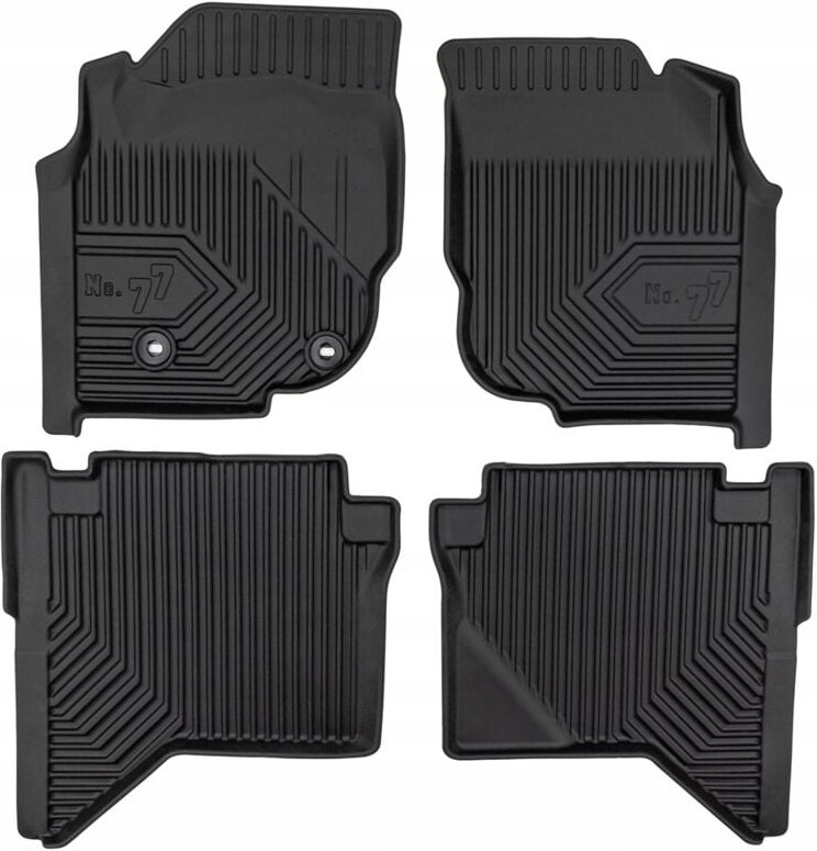 Matten, Gummi-Wischermatte Toyota Hilux 7 Vii 2005-2015 Kofferraum 77