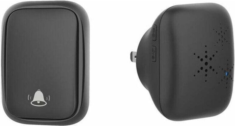 Vtizikl KIT Sonnette Carillon sans Fil et sans Pile - Auto alimenté - Étanche IP 65 Neige et Pluie pour extérieur - Haut...