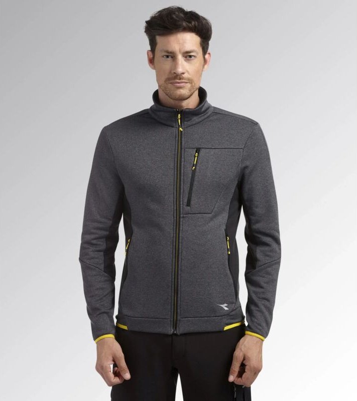 Utility Diadora Polar Fleece Techno Iron Gate Schwarz M