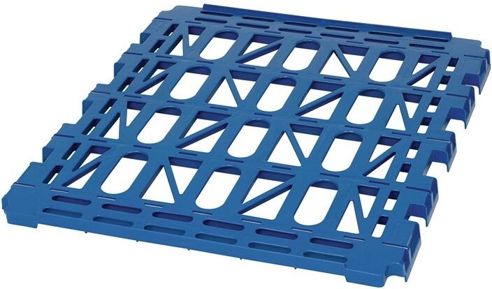 Thumbnail - Einhängeboden Ku.f.Rollbehälter m.2 u.3 Wänden enzianblau