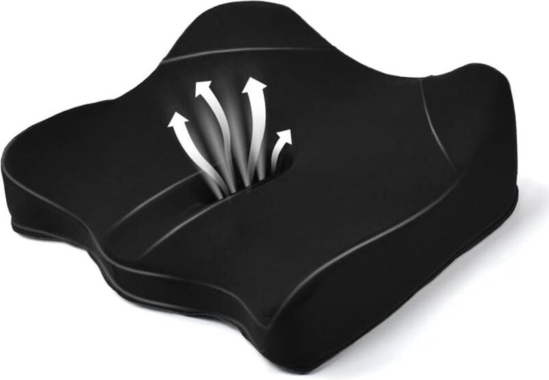 Autositzkissen, Memory Foam Auto-Sitzerhöhungskissen, Auto-Sitzerhöhungskissen für Erwachsene, Auto-Sitzerhöhungskissen ...