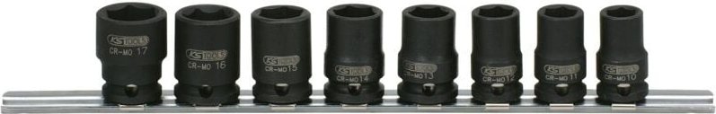 3/8' Sechskant-Kraft-Stecknuss-Satz, kurz, 8-tlg
