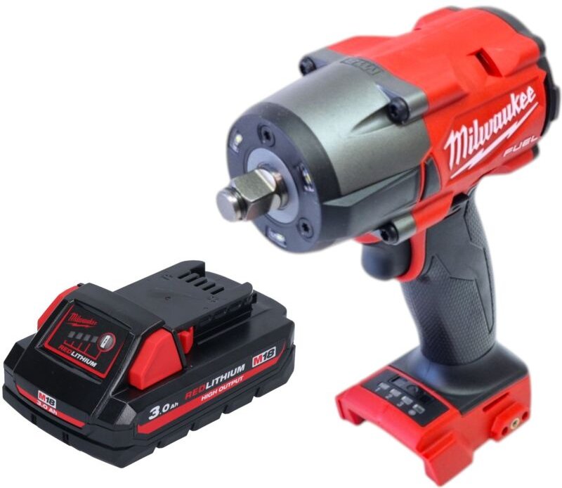 Milwaukee M18 FMTIW2F12-301 Akku Schlagschrauber 18 V 745 Nm 1/2" Brushless + 1x Akku 3,0 Ah - ohne Ladegerät